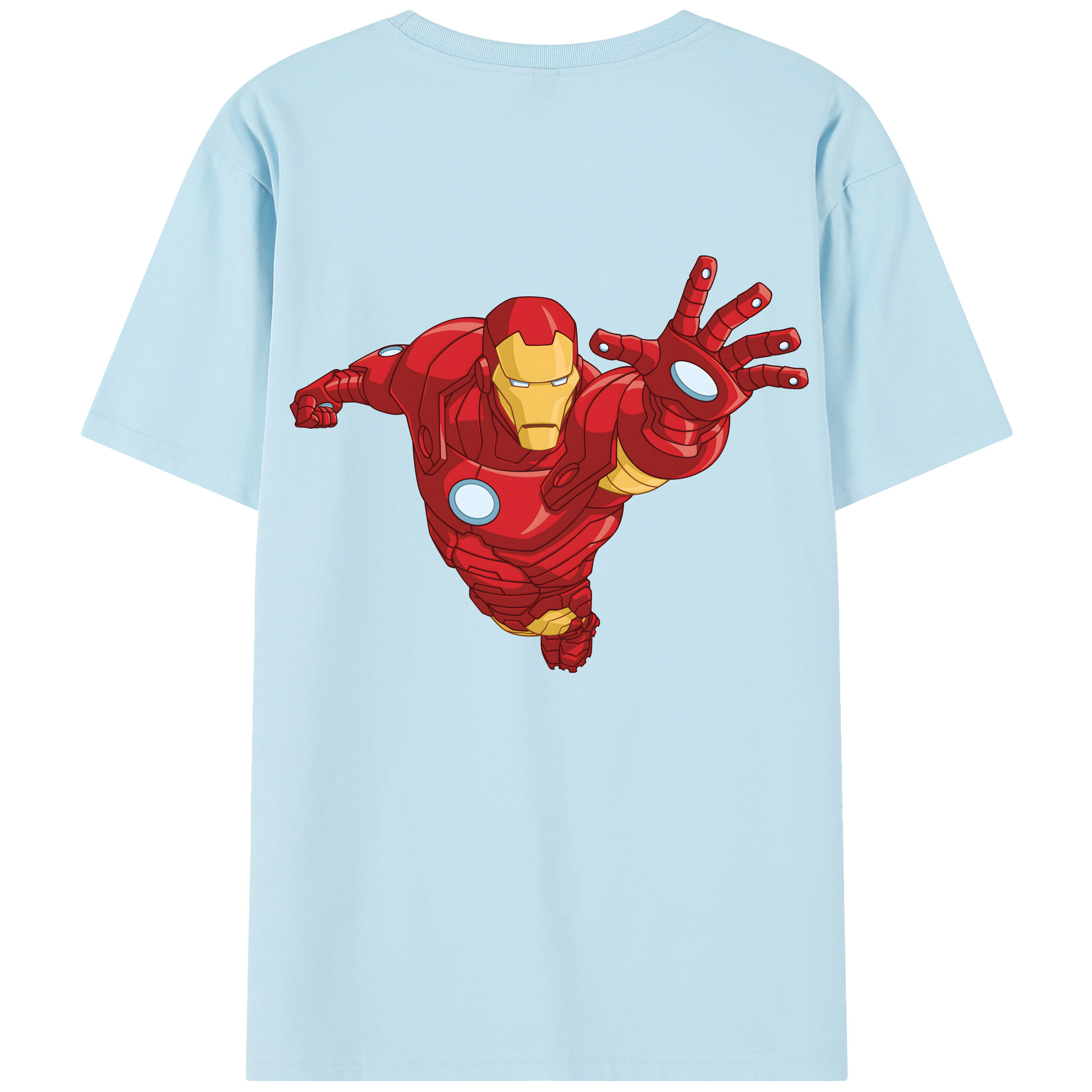 （画像用） アベンジャーズ The Avengers 綿100％半袖Tシャツ（背面プリント）